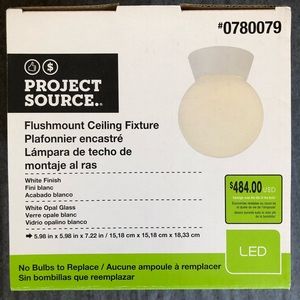 Project Source Flushmount Ceiling Fixture #0780079
